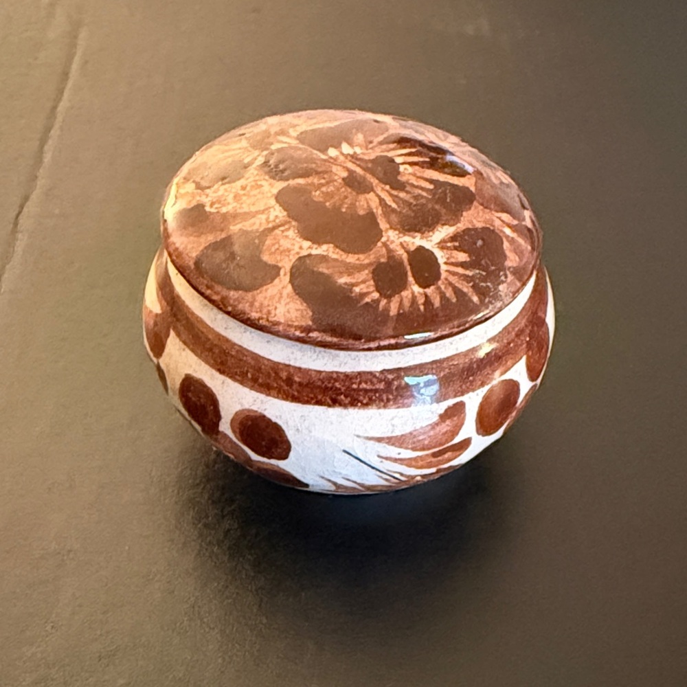 Cute Boho Retro Vintage Ceramic Jar